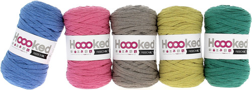 Hoooked Ribbon XL Yarn-Lemon Yellow RXL-35