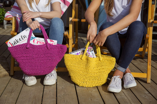 Hoooked Ribbon XL Yarn-Lemon Yellow - RXL-35 Hoooked Ribbon XL Yarn-Lemon Yellow - RXL-35