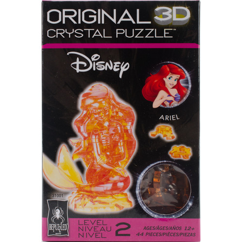 BePuzzled 3D Licensed Disney Crystal Puzzle-Ariel 3DCRYPUZ-31001 - 023332310012