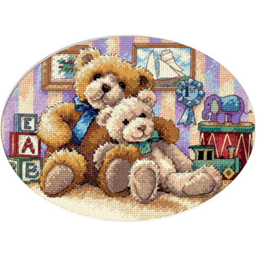 Dimensions Gold Petite Counted Cross Stitch Kit 7"X5"-Warm & Fuzzy (18 Count) 6955 - 088677069551