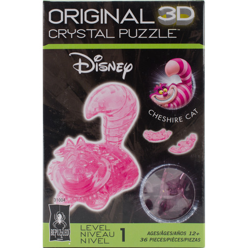 BePuzzled 3D Licensed Disney Crystal Puzzle-Cheshire Cat 3DCRYPUZ-31004 - 023332310043