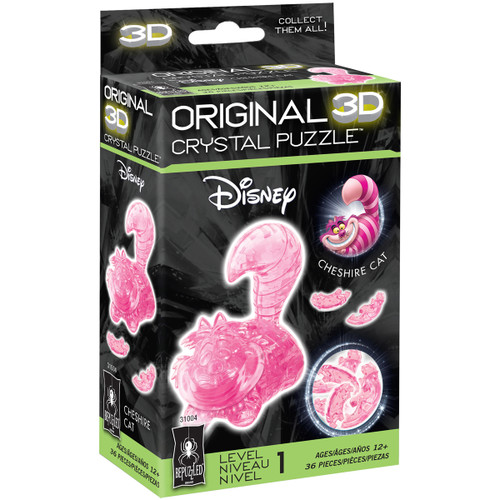 BePuzzled 3D Licensed Disney Crystal Puzzle-Cheshire Cat 3DCRYPUZ-31004