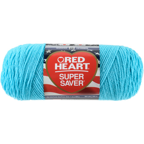 Red Heart Super Saver Yarn-Turqua E300B-512 - 073650782541
