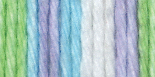 Lily Sugar'n Cream Yarn Stripes-Violet 102021-21317