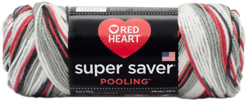 Red Heart Super Saver Pooling Yarn-Haute - E300P-8310 - 073650033421 Red Heart Super Saver Pooling Yarn-Haute - E300P-8310 - 073650033421