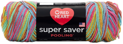 Red Heart Super Saver Pooling Yarn-Papaya - E300P-8536 - 073650033476