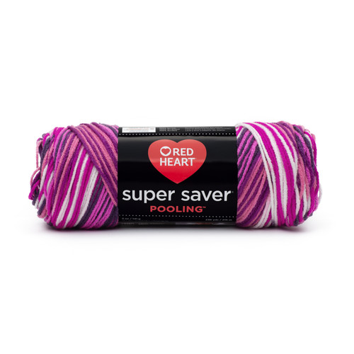 Red Heart Super Saver Pooling Yarn-Berry - E300P-8751 - 073650033780