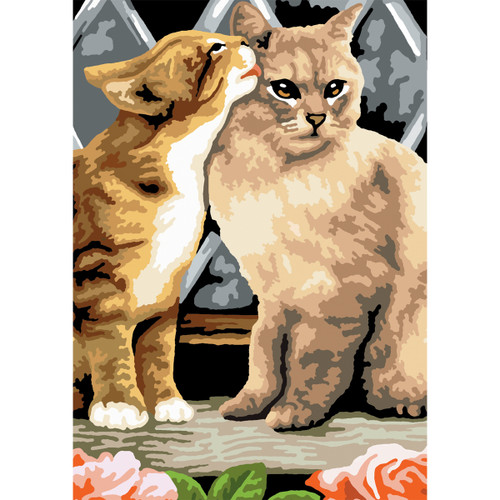 Royal & Langnickel(R) Paint By Number Kit 8.75"X11.75" 3/Pkg-Cats PBNVLPK-45