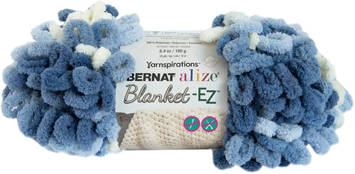 Bernat Alize Blanket-EZ Yarn-Denim Blues 161037-37020 - 057355439122