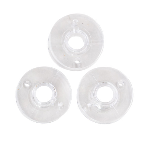 SINGER Transparent Plastic Class 15 Bobbins-12/Pkg - 6543 SINGER Transparent Plastic Class 15 Bobbins-12/Pkg - 6543