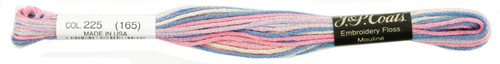 24 Pack Coats & Clark 6-Strand Embroidery Floss 8.75yd-Pastels C11-225 - 073650518591