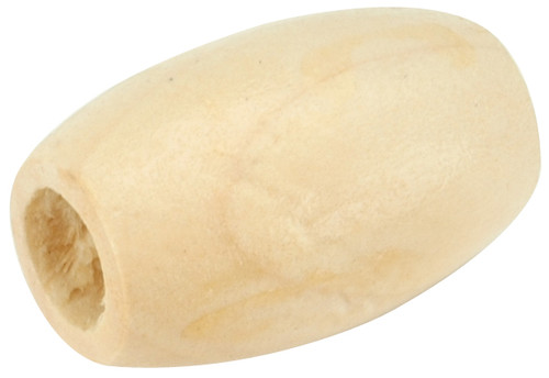 Pepperell Oval Wood Beads 32mmX22mm 6/Pkg-Natural - PWB3222-03