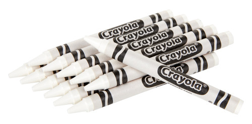 Crayola White Crayons-12/Pkg - 52-0836 Crayola White Crayons-12/Pkg - 52-0836