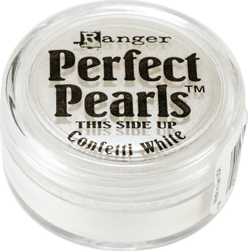 Ranger Perfect Pearls Pigment Powder .25oz-Confetti White - PPP-36807 - 789541036807 Ranger Perfect Pearls Pigment Powder .25oz-Confetti White - PPP-36807 - 789541036807