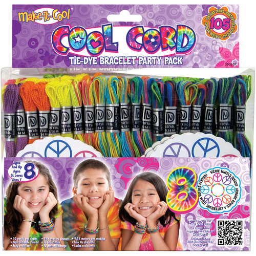 Janlynn Cool Cord Friendship Bracelet Pack-Assorted Colors - 3002-07 - 049489001146