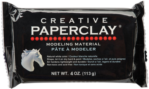 Creative Paperclay Modeling Material 4oz-White - 0813 - 737092008132 Creative Paperclay Modeling Material 4oz-White - 0813 - 737092008132