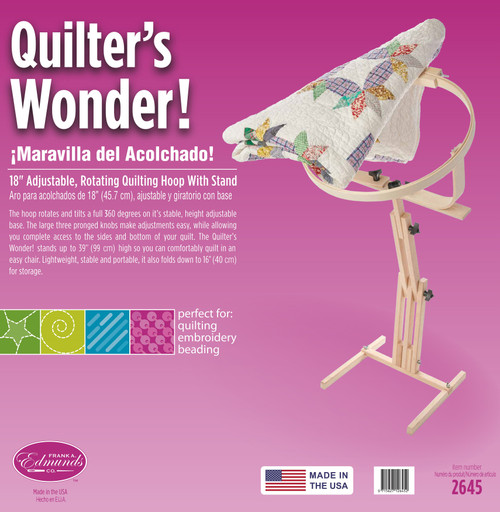 Frank A. Edmunds Quilter's Wonder Hoop & Floor Stand- - 2645 - 715627126452