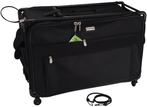 TUTTO Machine On Wheels Case-23"X14.25"X14" Black 9224XL-BLK - 07408890512420740889051242