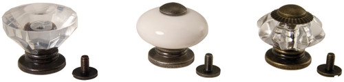 Idea-Ology Curio Knobs 1"X.875"-3/Pkg TH92840