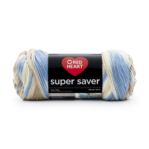 Red Heart Super Saver Yarn-Mirage - E300B-301 - 073650808340