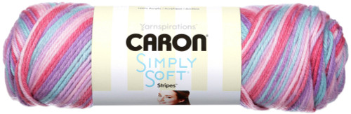 3 Pack - Caron Simply Soft Stripes Yarn-Times Square - 294019-19006 - 057355416512