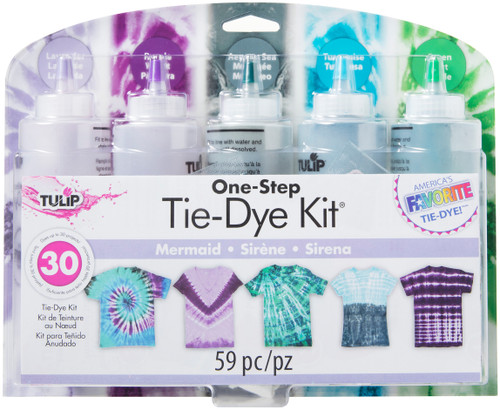 Tulip One-Step Tie-Dye Kit-5-Color Mermaid - 37934 - 017754379344