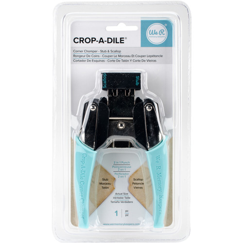 Crop-A-Dile Corner Chomper Tool-Stub & Scallop 660898 - 633356608981