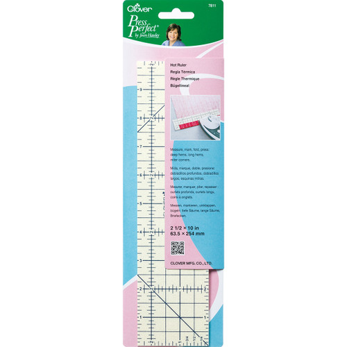 Clover Press Perfect By Joan Hawley Hot Ruler-2.5"X10" - 7811 - 051221778117 Clover Press Perfect By Joan Hawley Hot Ruler-2.5"X10" - 7811 - 051221778117