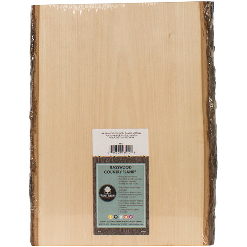 Basswood Country Rectangle Plank-9" To 11"X13" -3510 - 046308035108