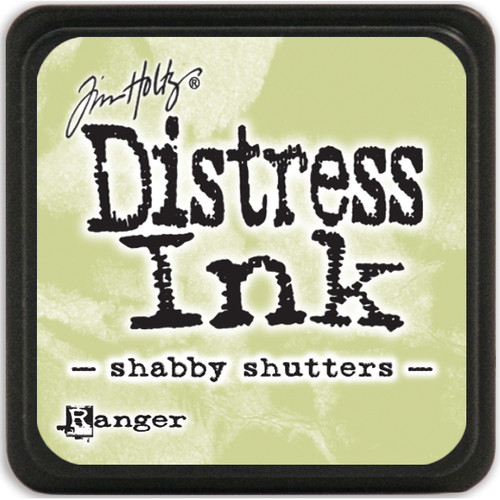 Tim Holtz Distress Mini Ink Pad-Shabby Shutters - DMINI-40163 - 789541040163