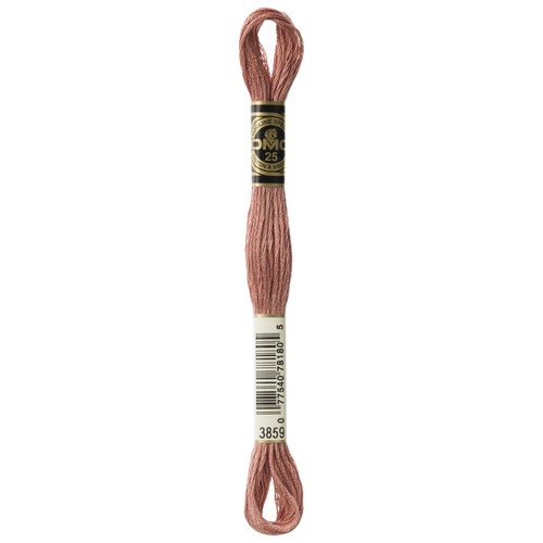 12 Pack - DMC 6-Strand Embroidery Cotton 8.7yd-Light Rosewood - 117-3859 - 077540781805