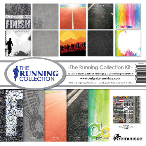 Reminisce Collection Kit 12"X12"-Running TRUC200 - 895707385075