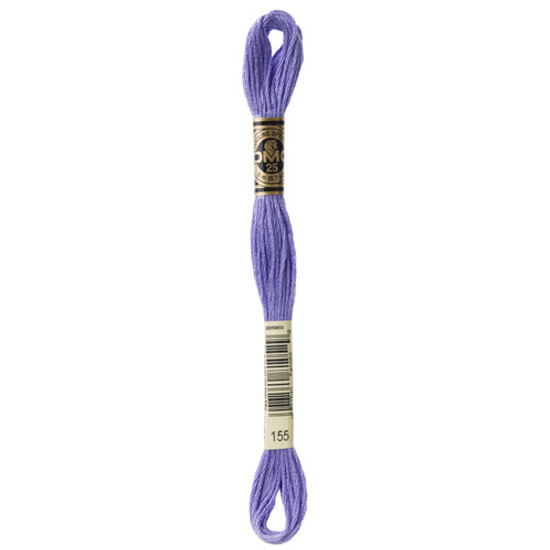 12 Pack - DMC 6-Strand Embroidery Cotton 8.7yd-Med. Dk. Blue Violet-Between 340 & 3746 - 117-155 - 077540810529