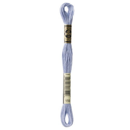 12 Pack - DMC 6-Strand Embroidery Cotton 8.7yd-Light Grey Blue - New Family - 117-159 - 077540810604