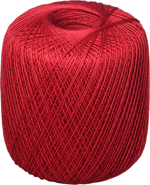 Red Heart Classic Crochet Thread Size 10-Victory Red - 144-494