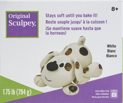 Sculpey Original Polymer Clay 1.75lb-White - S2 - 715891112328