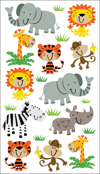 Sticko Stickers-Zoo Cuties E5200995 - 015586897487