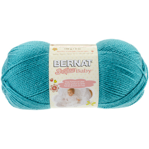 Bernat Softee Baby Yarn - Solids-Aqua - 166030-30201 - 057355313255