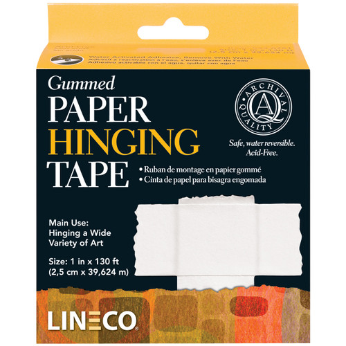 Lineco Gummed Paper Hinging Tape-1"X130' 5330751 - 099295530125