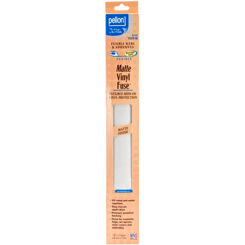 Pellon Vinyl Fuse Flexible Vinyl Stabilizer-Clear Matte 15"X2yd - 102R-M - 075269010152