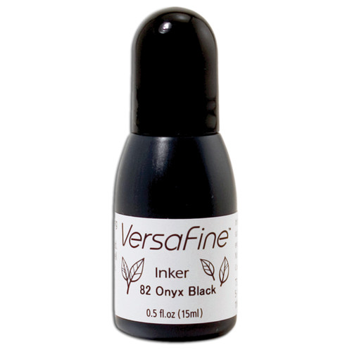 VersaFine Pigment Ink Refill .5oz-Onyx Black - RF-082 - 712353382824
