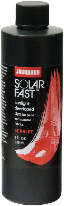 Jacquard SolarFast Dyes 8oz-Scarlet JSD-2103 - 743772028826