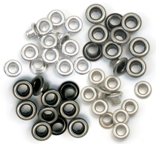 We R Eyelets Standard 60/Pkg-Cool Metal WER-ES-41584