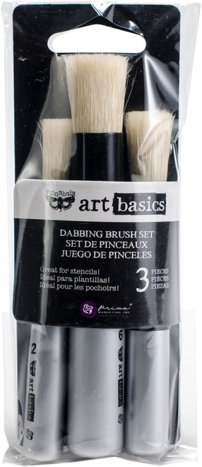 Finnabair Art Basics Dabbing Brushes 3/Pkg-.25", .5" & .625" 965228 - 655350965228