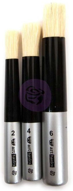 Finnabair Art Basics Dabbing Brushes 3/Pkg-.25", .5" & .625" - 965228