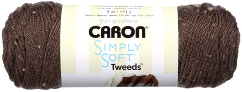 Caron Simply Soft Tweeds Yarn-Taupe - 294023-23003 - 057355416901