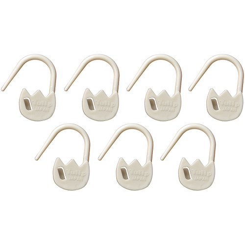 Tulip Stitch Markers 7/Pkg-Tulip/White - AC-27 Tulip Stitch Markers 7/Pkg-Tulip/White - AC-27