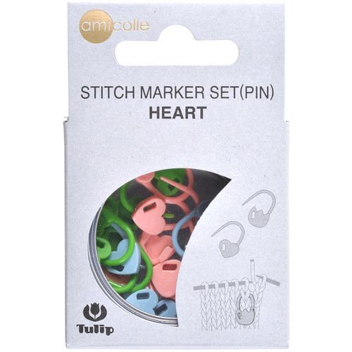 Tulip Stitch Marker Set 15/Pkg-Heart - AC-033E - 846550013981 Tulip Stitch Marker Set 15/Pkg-Heart - AC-033E - 846550013981