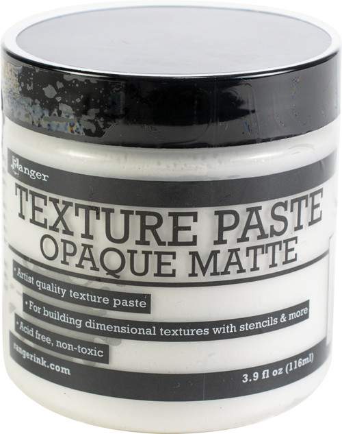 Ranger Texture Paste 4oz-Opaque - INK4444 - 789541044444