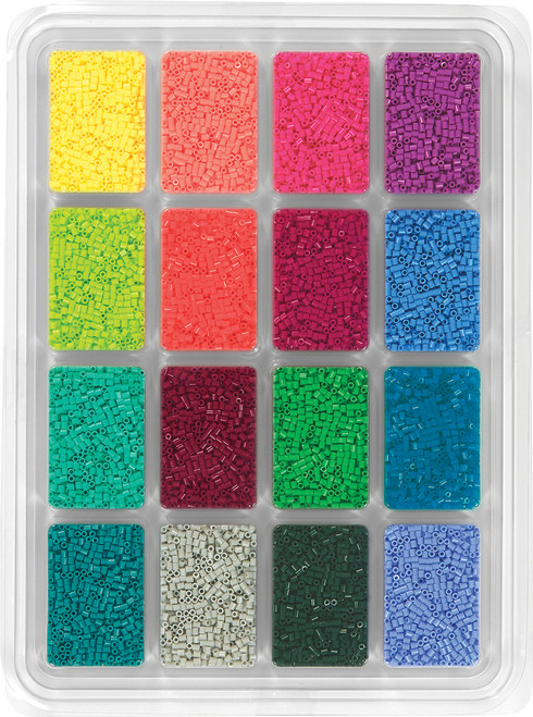 Perler Mini Beads Fused Bead Tray 16,000/Pkg80-17537